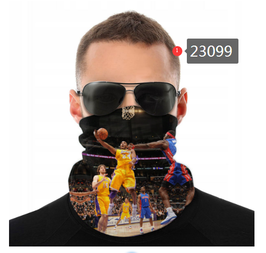 NBA 2021 Los Angeles Lakers #24 kobe bryant 23099 Dust mask with filter->->Sports Accessory